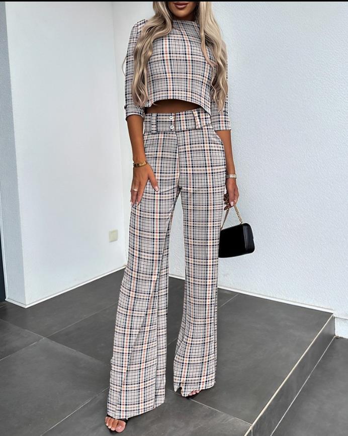 Variant image for Damkläder Set med Tre Fjärdedelar Polyester för Sommar-42