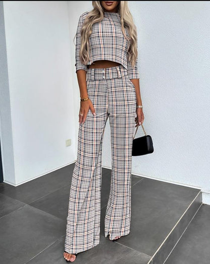 Variant image for Damkläder Set med Tre Fjärdedelar Polyester för Sommar-42