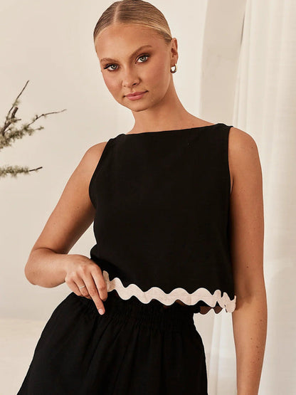 Dam Ärmless Set Chic Polyester-6