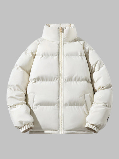 Herr Vinterjacka Isolerande Sportig Design Vattenavvisande Material-5