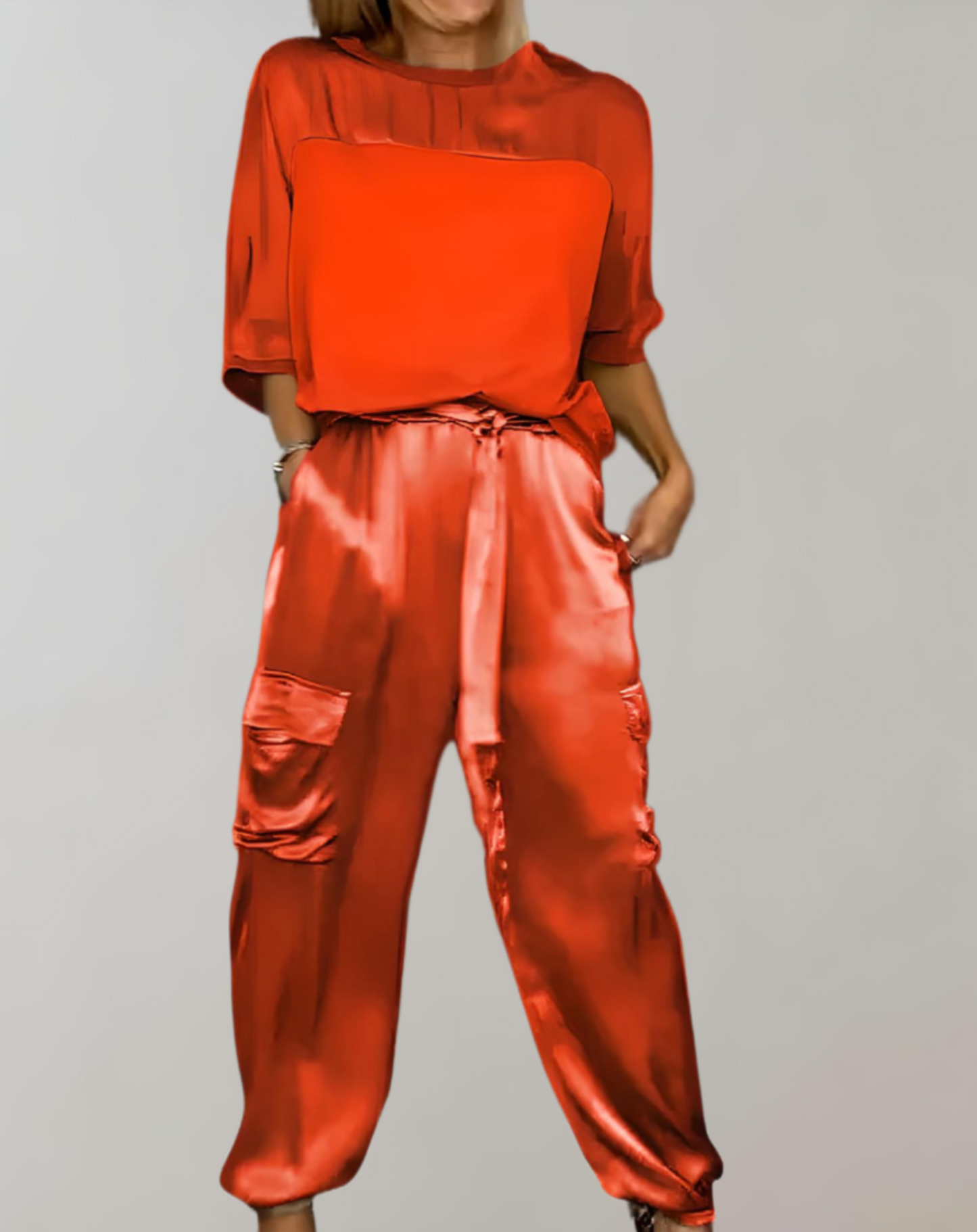 Tvådelat Set Dam Kjol med Elegant Design i Hållbart Material – Bekväm Passform för Vardag och Fest 14