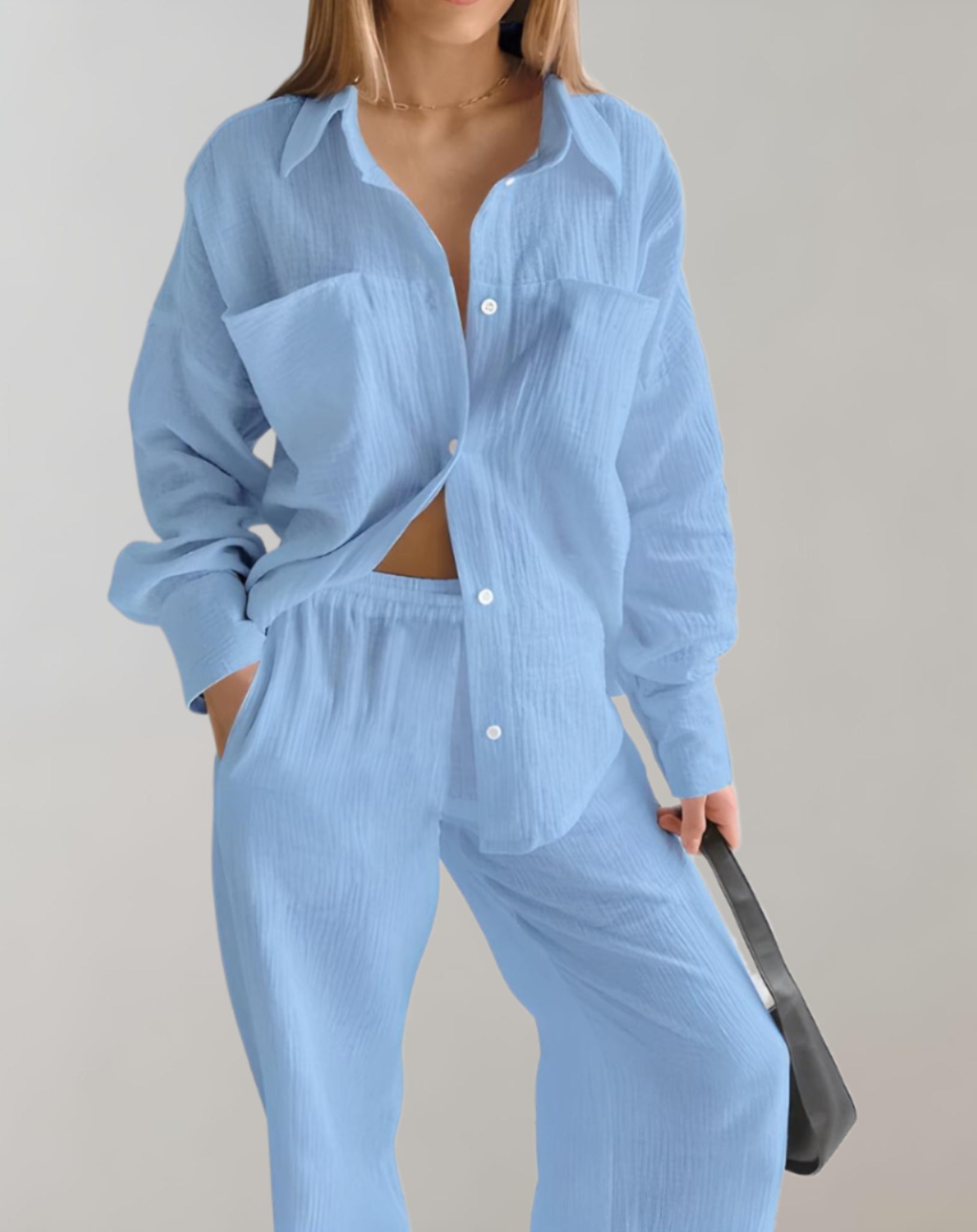 Kvinnors Tvådelade Kläder Elegant Design Hållbart Material 4