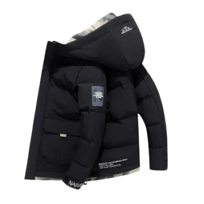 Herren Huvjacka Kanadensisk Design Polyester Bomull-1