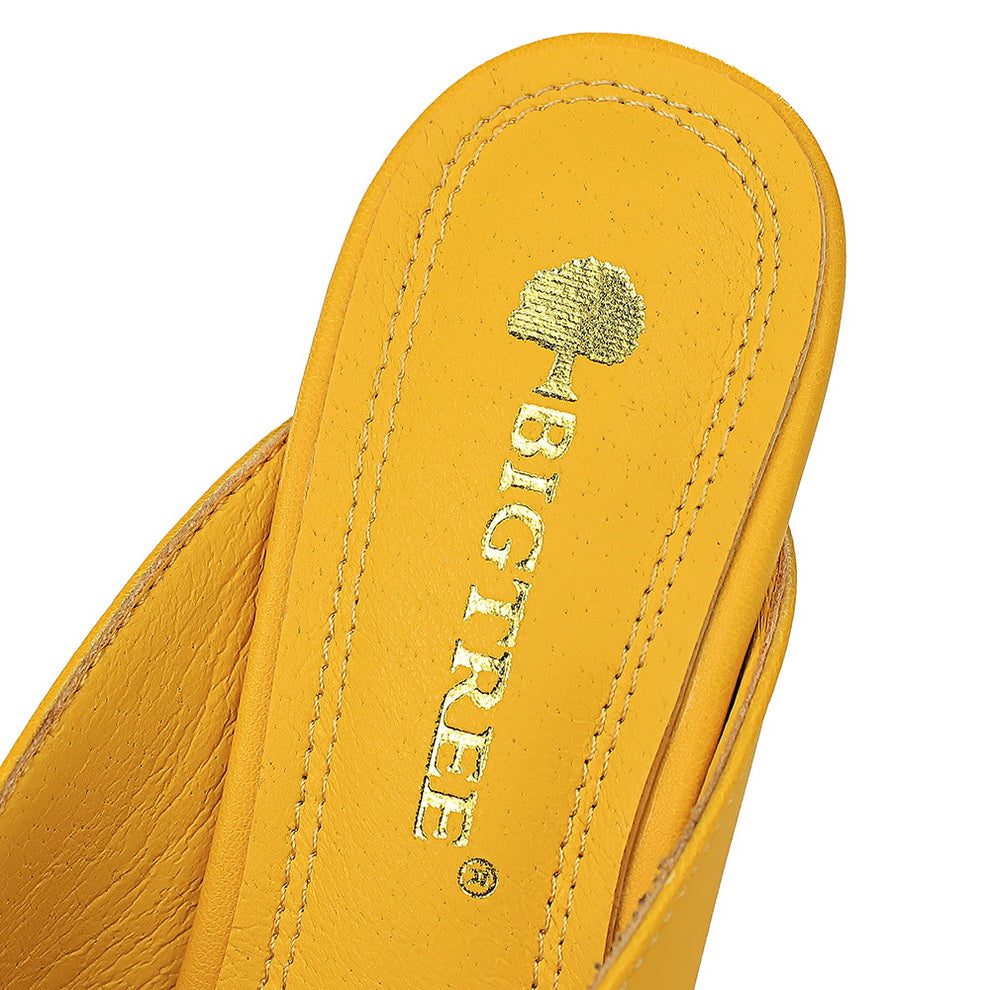 Dam Mules Plattform PU-Läder Slip-On Skor-6