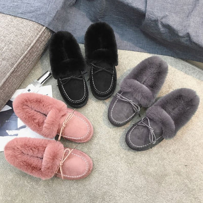 Herrskor Slip-On i Kort Plysch och Bomull för Avslappnad Stil-5