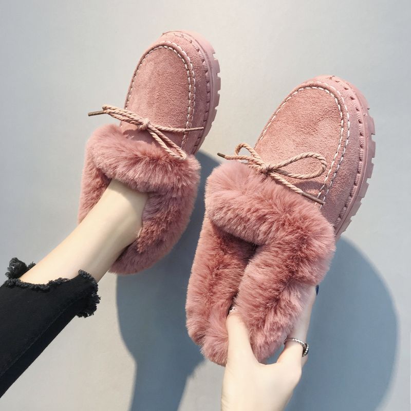 Herrskor Slip-On i Kort Plysch och Bomull för Avslappnad Stil-6