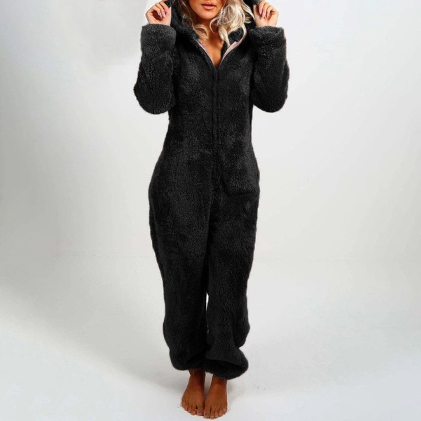Variant image for Kvinnors Pyjamas Avslappnad Onesie Mjuk Material-7
