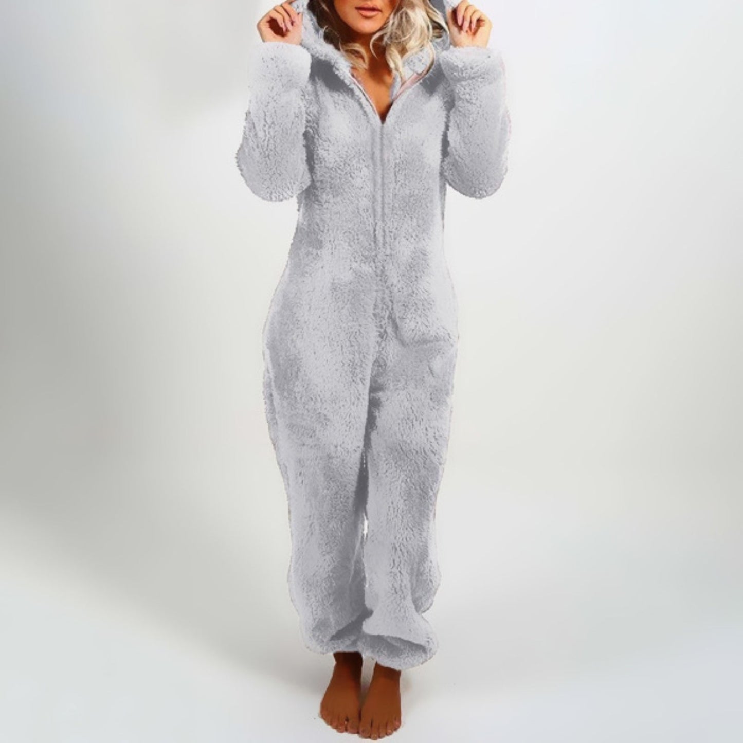 Kvinnors Pyjamas Avslappnad Onesie Mjuk Material-1