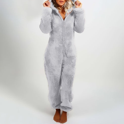 Kvinnors Pyjamas Avslappnad Onesie Mjuk Material-1