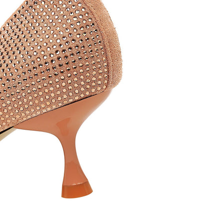 Kvinnors Högklackade Skor Mesh Spikade 5-8 cm Klack-6