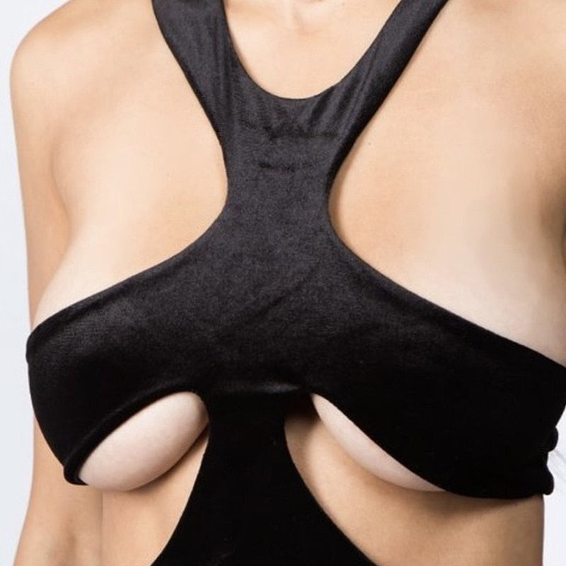 Kvinnors Mini Klänning Dekorerad Halsringning Polyester Spandex-2