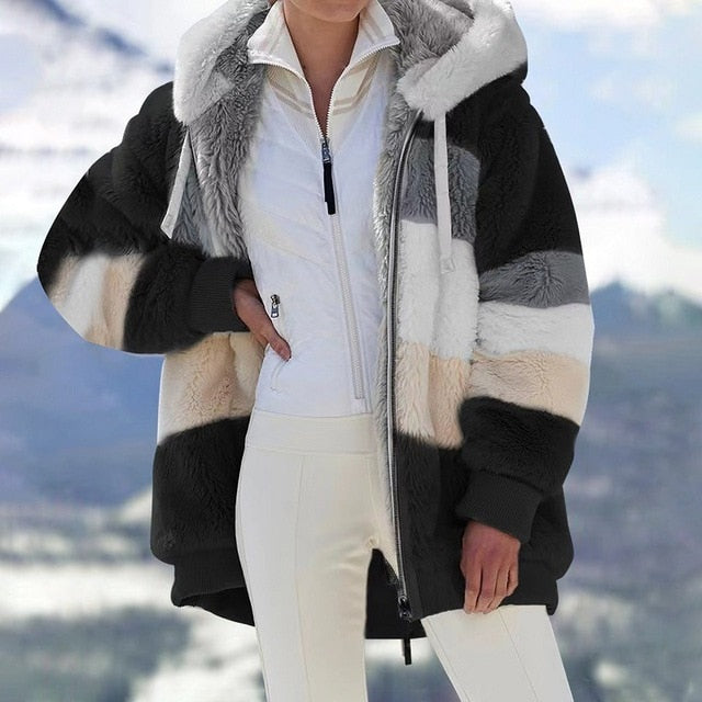 Hooded Herrjacka Vinter i Högkvalitativ Polyester – Perfekt för Höst och Vinter Aktiviteter 6