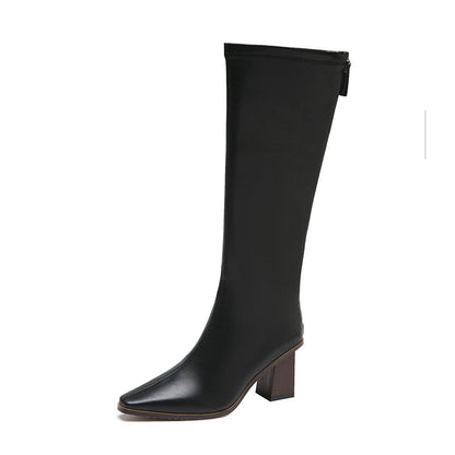 Damstövlar Blockklack Eco Leather-6
