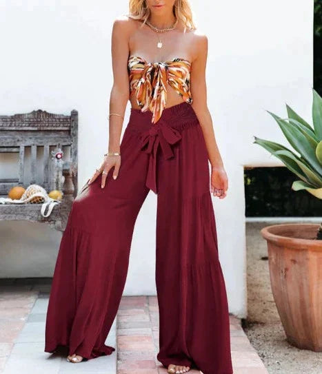 Variant image for Dam Byxor med Resår i Midjan Snygg Design Högkvalitativ Bomull och Polyester-9