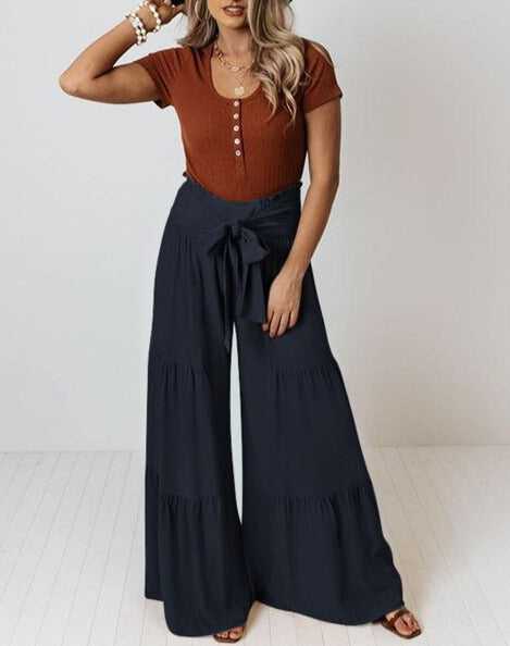 Variant image for Dam Byxor med Resår i Midjan Snygg Design Högkvalitativ Bomull och Polyester-21