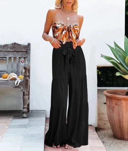 Variant image for Dam Byxor med Resår i Midjan Snygg Design Högkvalitativ Bomull och Polyester-1