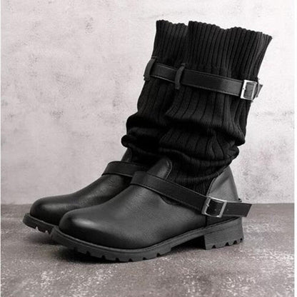 Variant image for Dam Fotledssko Trendig Blockhäl Ekosläder Komfortabelt Design-10