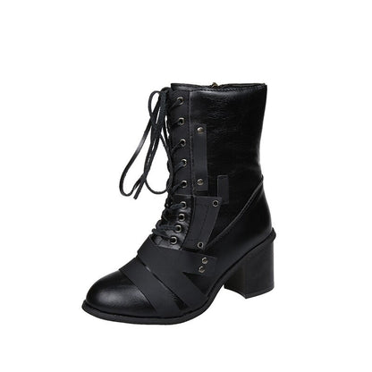 Variant image for Dam Ankelstövlar Spetsig Fotform Eco Leather-10