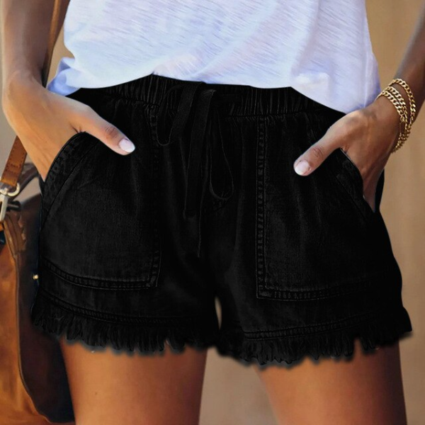 Variant image for Kvinnors Denim Shorts Avslappnad Stil Denim-41