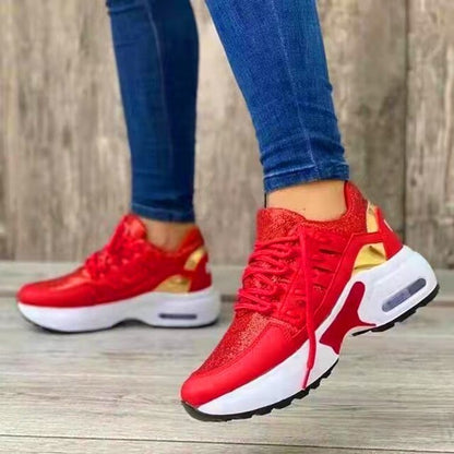 Herrar Kilsneaker Snörning Syntetisk Vulkaniserad Sula-5