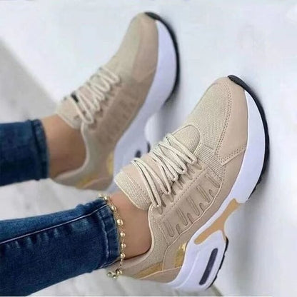Herrar Kilsneaker Snörning Syntetisk Vulkaniserad Sula-2