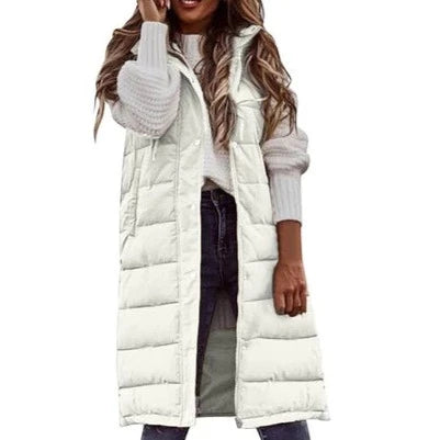 Lång Väst Dam i Bomull och Polyester – Avslappnad Stickad Design för Höst och Vinter 10