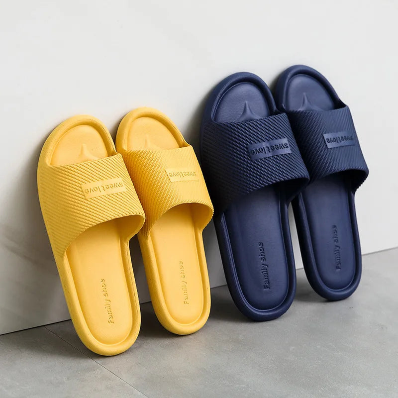 Kvinnors Flip Flops Vattentålig EVA Lätt Design-4