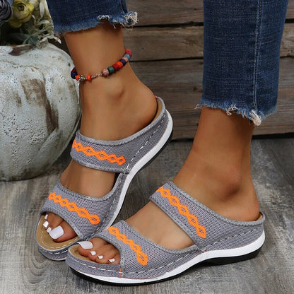Herr Sandaler Ortopedisk Läder Ergonomisk Design 9