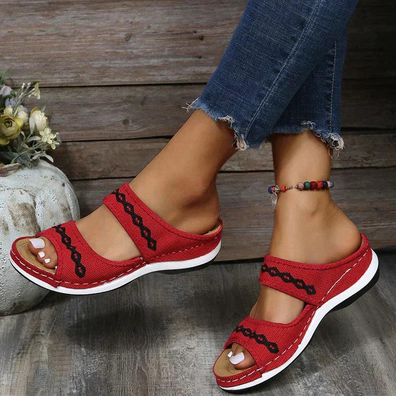 Variant image for Dam Sandaler Ergonomisk Läder Elegant Design för Komfort och Stil-29