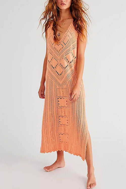 Variant image for Damklänning Ärmlös Med Sidospår Bomull Polyester-2