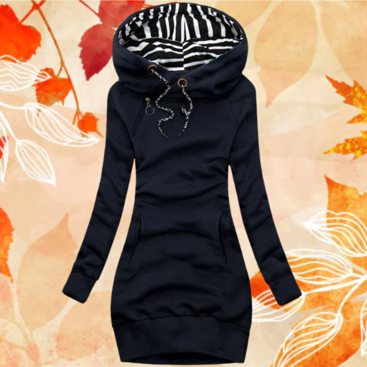 Stickad Dam Tröja Elegant Mjuk Akryl för Komfort och Stil 8