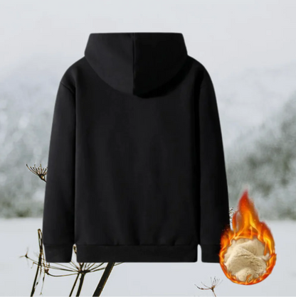 Unisex Vinterjacka Lammskinn Justerbar Huva Fleecefoder-2