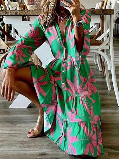 Dam Sommarklänning Lätt och Luftig för Midsommar och Fest-2