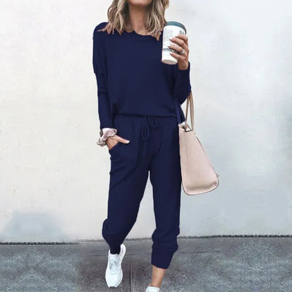 Dam Loungewear Set Bekväm Design Högkvalitativt Material 17
