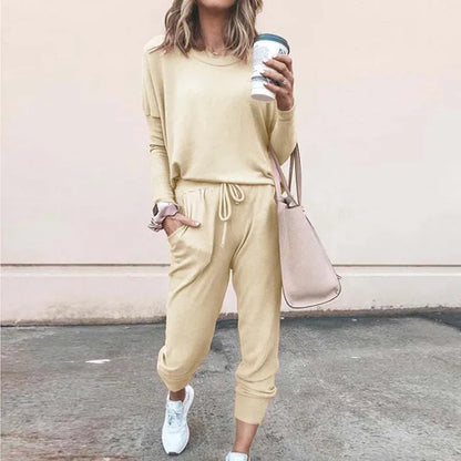 Dam Loungewear Set Bekväm Design Högkvalitativt Material 11