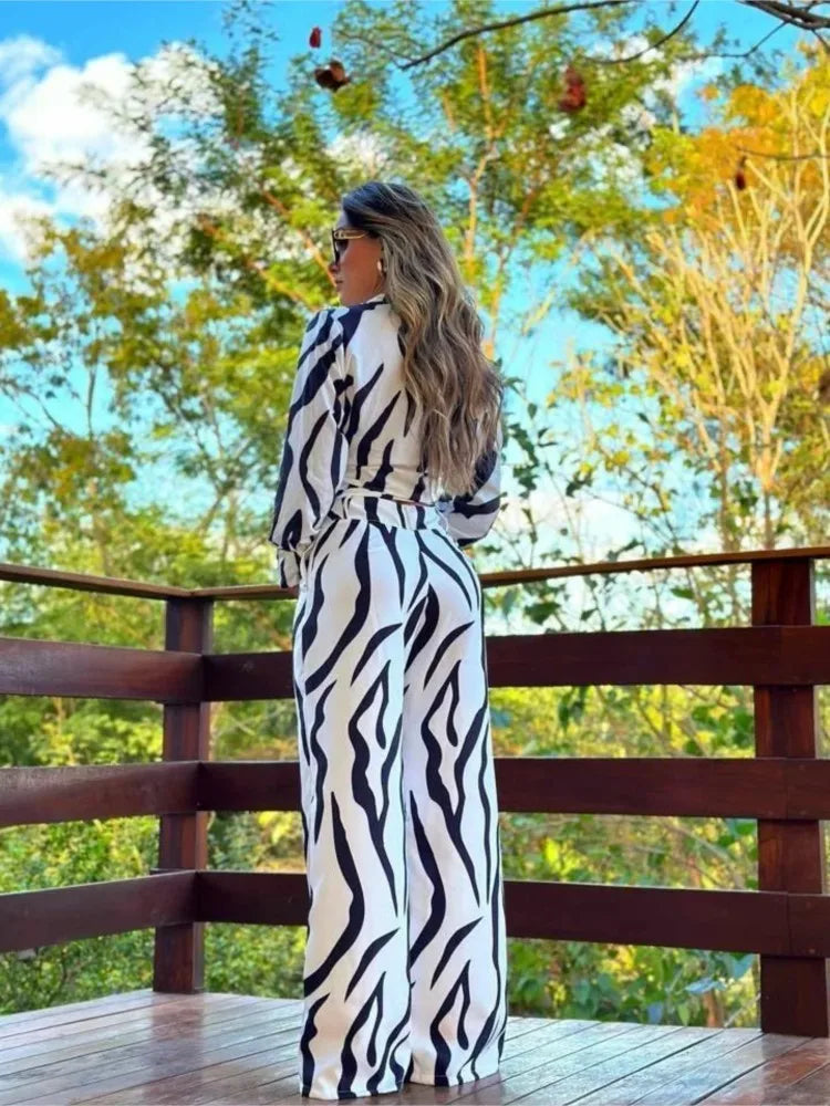 Dams Set Blommönster Figurnära Polyester-4