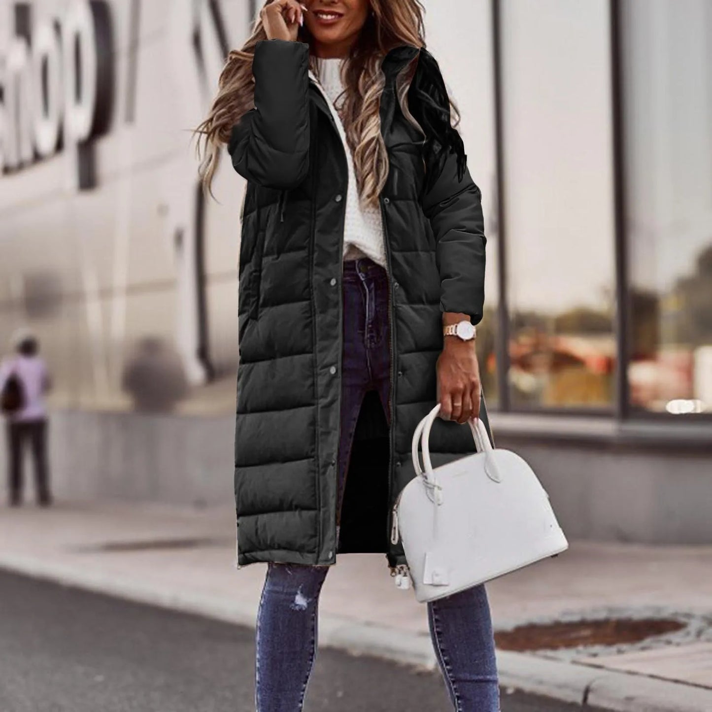 Damjacka Lätt Elegant Polyester Jackor Dam-6