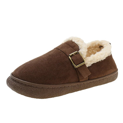 Variant image for Vinterstövlar Dam Korta Läder med Gummisula och Anti-Slip-1