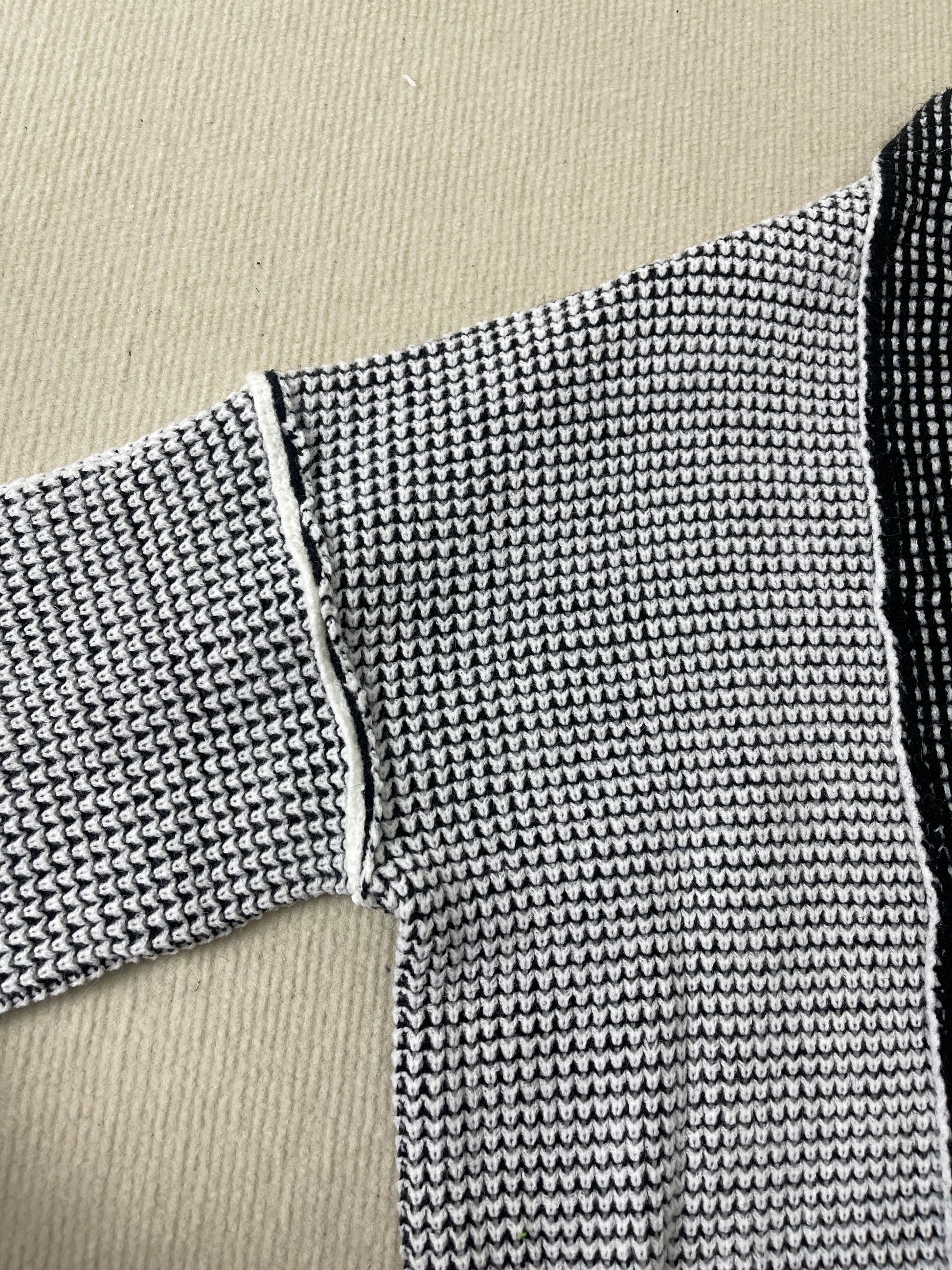 Lång Kofta Dam Stickad Akryl Cardigan med Långa Ärmar-4