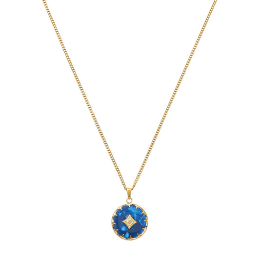 Dam Halsband Justerbar Kedja Elegant Design Kvalitetsmetall Akryl 1