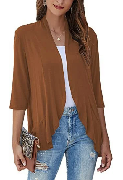 Variant image for Dam Kofta Öppen Framsida Mjuk Textil-73