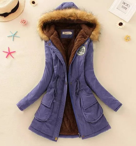 Kvinnors Hoodie Kappa Slim Fit Polyester med Blixtlås och Fickor-3