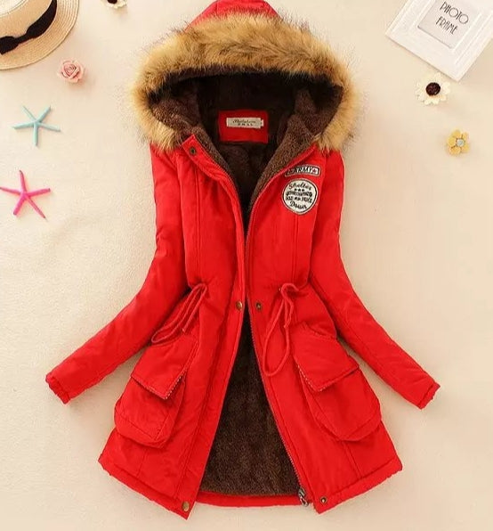 Kvinnors Hoodie Kappa Slim Fit Polyester med Blixtlås och Fickor-5