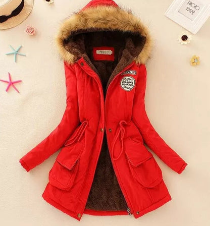 Kvinnors Hoodie Kappa Slim Fit Polyester med Blixtlås och Fickor-5