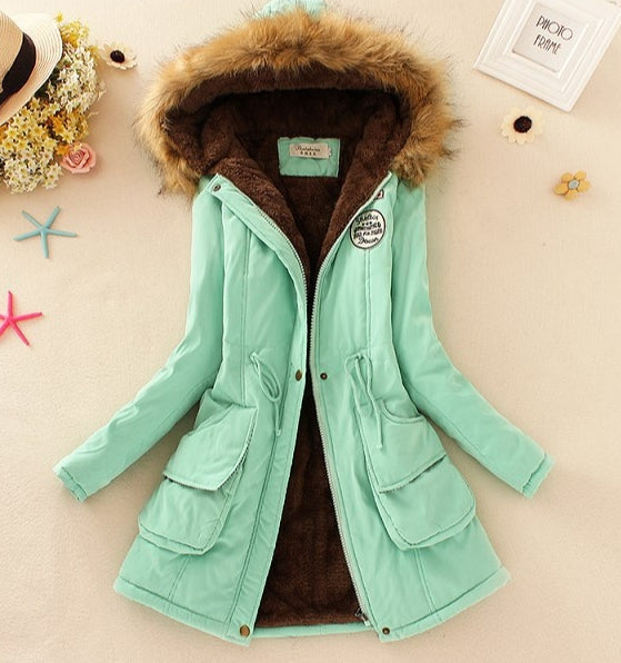 Variant image for Kvinnors Hoodie Kappa Slim Fit Polyester med Blixtlås och Fickor-31