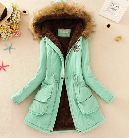 Variant image for Kvinnors Hoodie Kappa Slim Fit Polyester med Blixtlås och Fickor-31