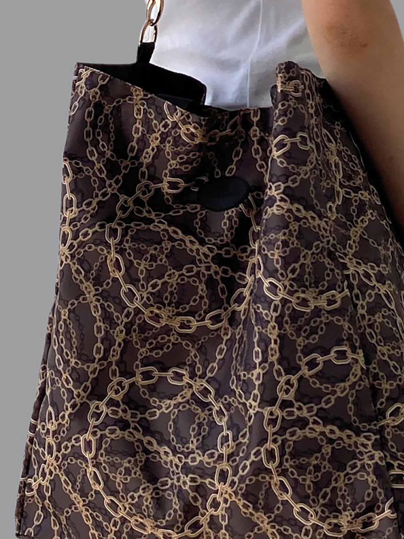 Vattenavvisande Unisex Shopper Bag i Polyester med Axelrem och Rislåsficka – Praktisk och Rymlig Väska för Resor och Shopping 2