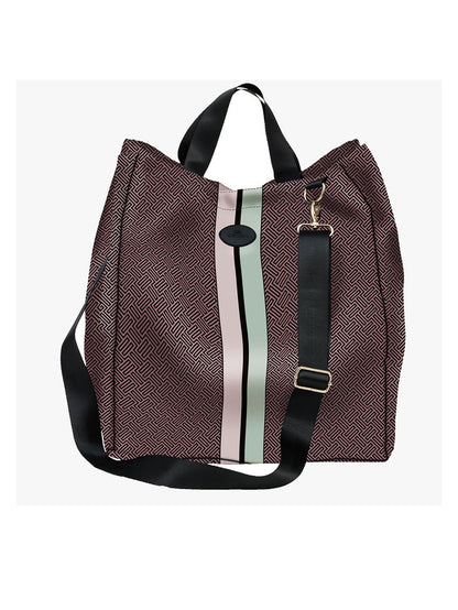 Unisex Shopper Bag Praktisk Vattenavvisande Polyester-2
