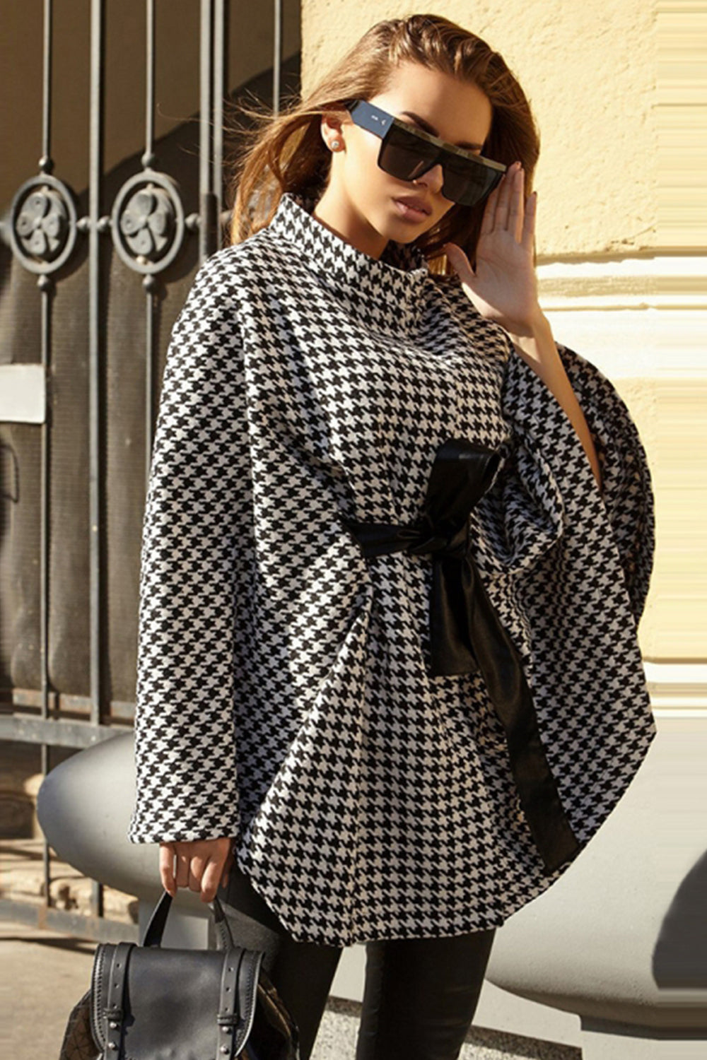 Festtoppar Dam Asymmetrisk Chiffon Lång Ärme Polyester-3