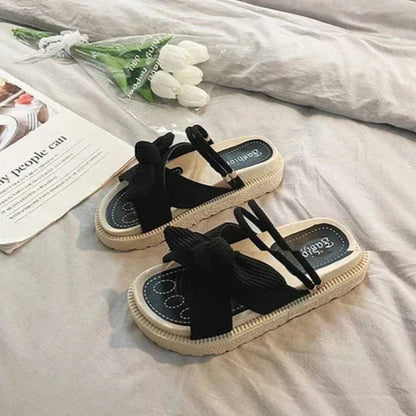 Dam Sandaler Sommar Design Gel, Elegant och Komfortabel Syntetisk Konstruktion-5